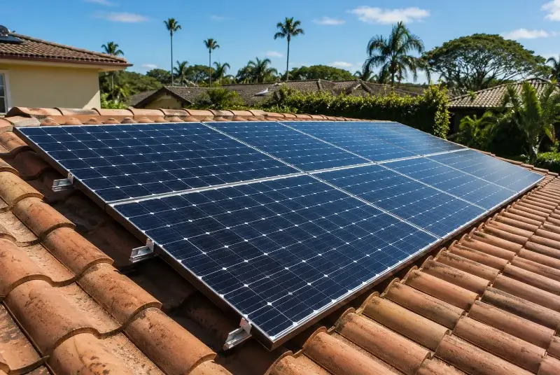 Installation de panneaux solaires à Seebach